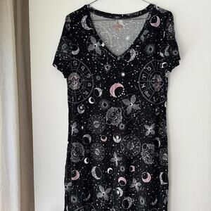 Gothic astrology tarot women's pajamas nightgown PJs dress, pajama brand new S